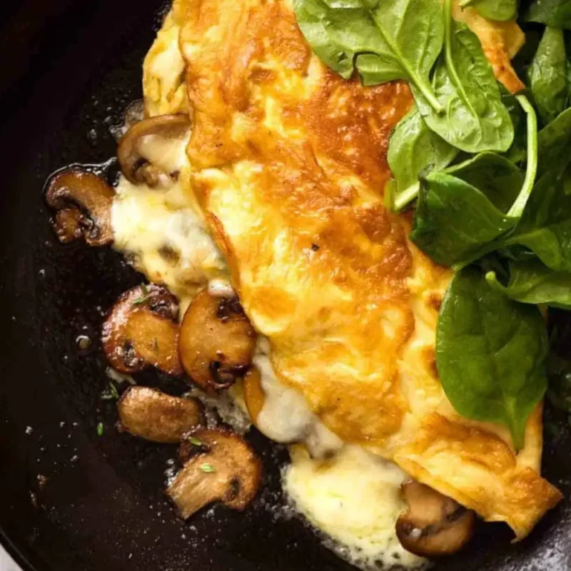 VEGGIE CHEESE OMELETTE