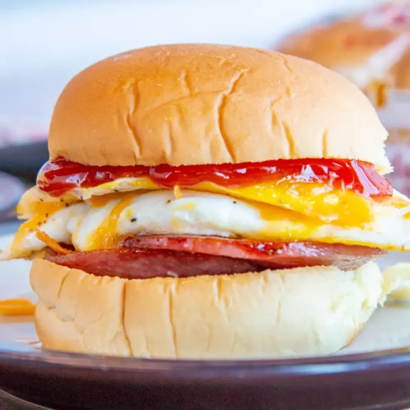 BREAKFAST SANDWICH ANY STYLE - Pork Roll, Egg & Cheese